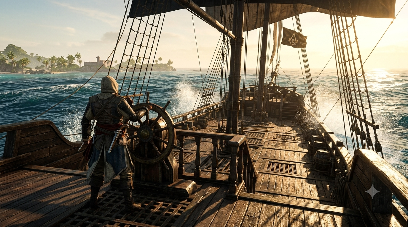 Assassin's Creed Black Flag Resynced Launches with Groundbreaking 4K Oceans
