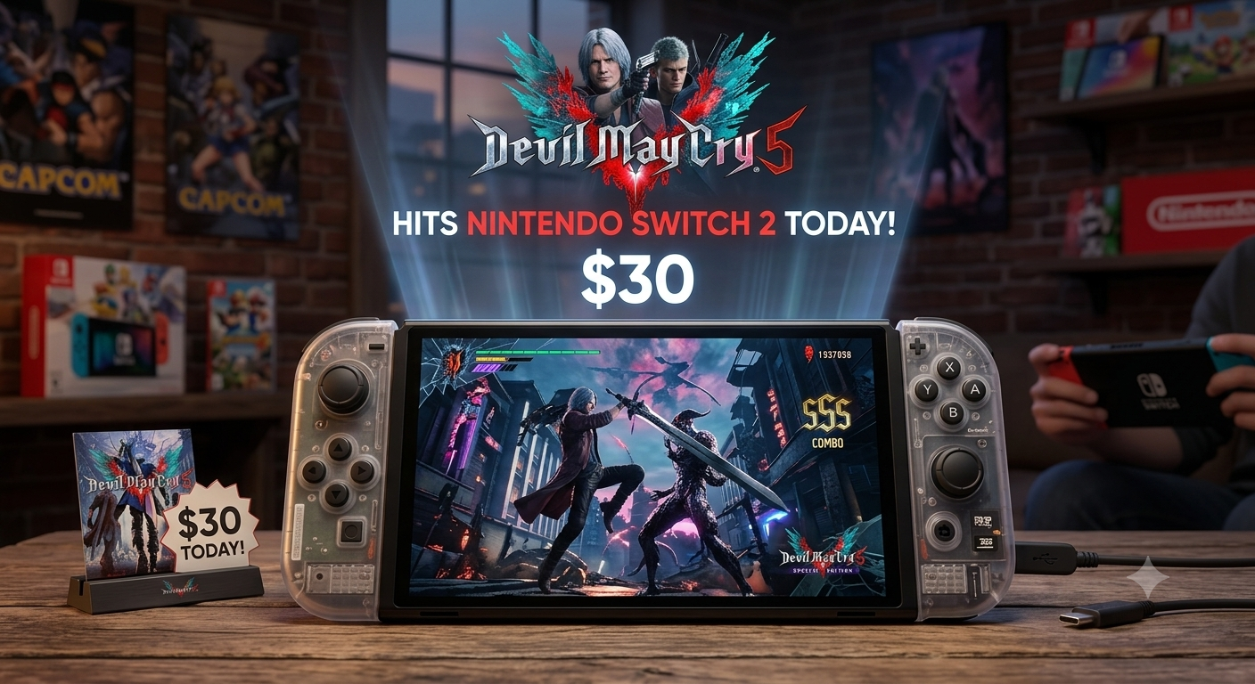 Devil May Cry 5 Hits Nintendo Switch 2 Today at $30