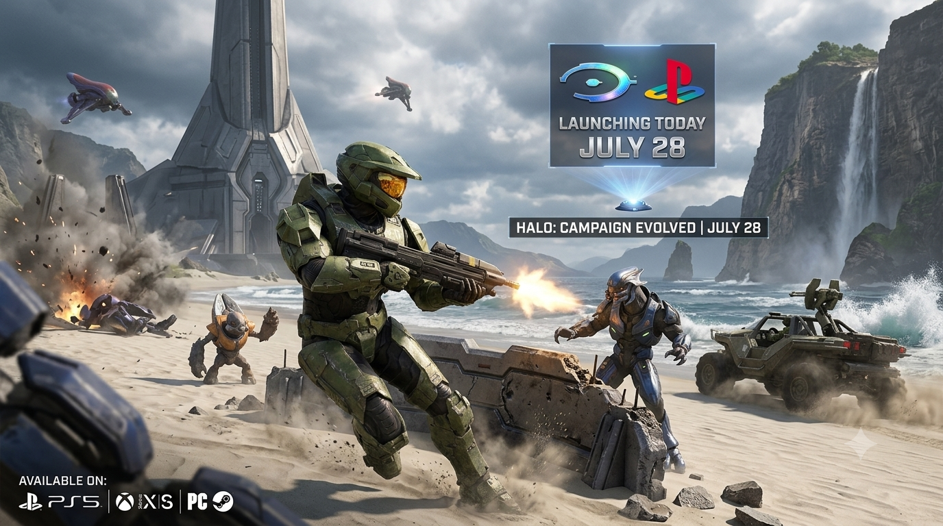 Halo: Campaign Evolved Launches July 28 on PS5, Xbox & PC
